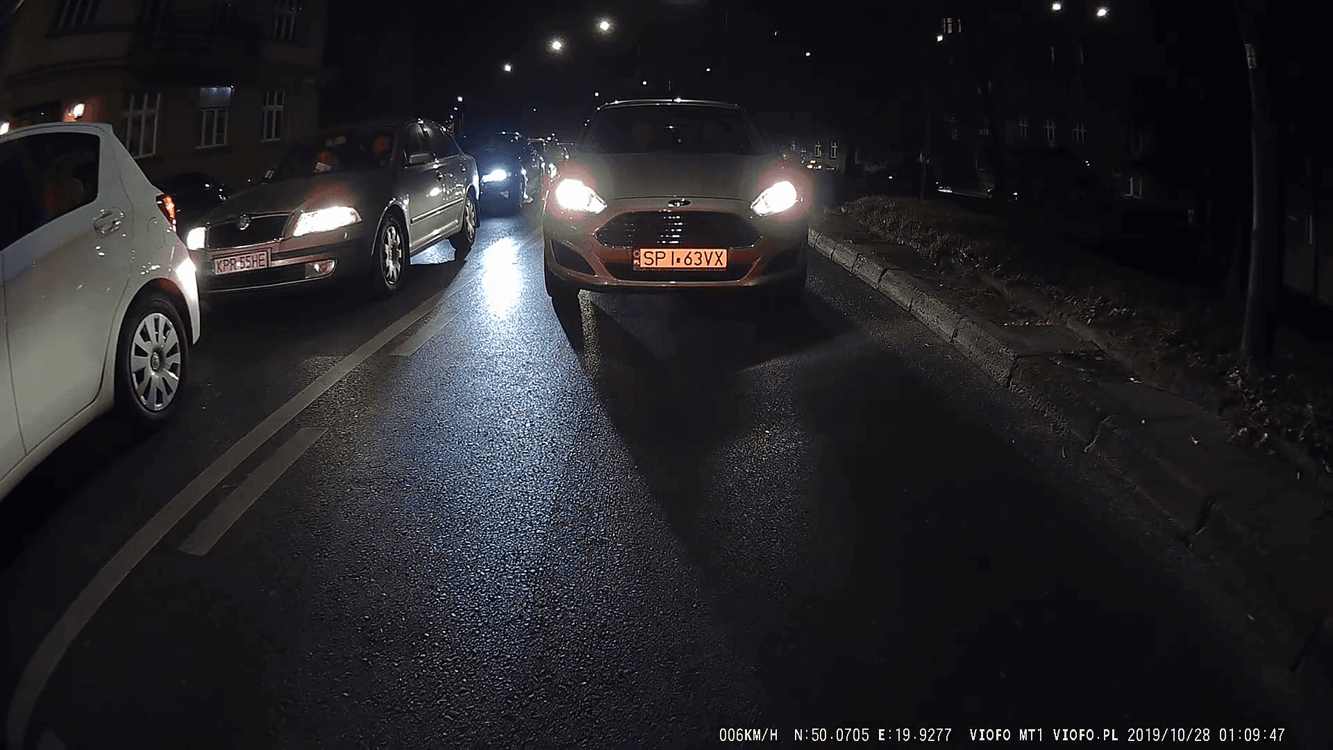 Kamera motocyklowa VIOFO MT1 rejestrator jazdy 2CH Full HD 1080p / WiFi / GPS - Łódź ul. Zbąszyńska 2