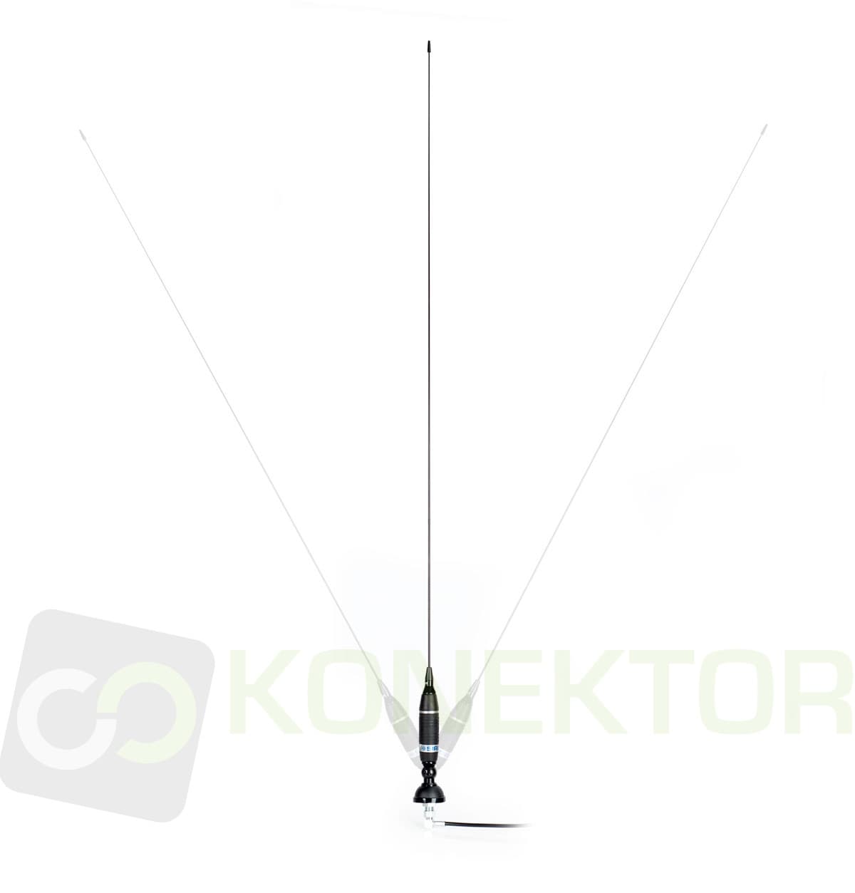 SIRIO OMEGA 27 Antena CB 95cm kabel 4m + UCHWYT RELINGOWY BRV-3