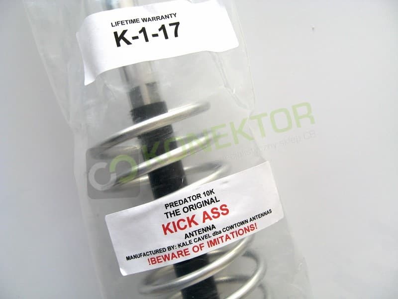 Predator 10K 205cm + podstawa MFJ GOLIATH / CLC montaż 3/8 wyczynowa antena CB/10m śródcewkowa