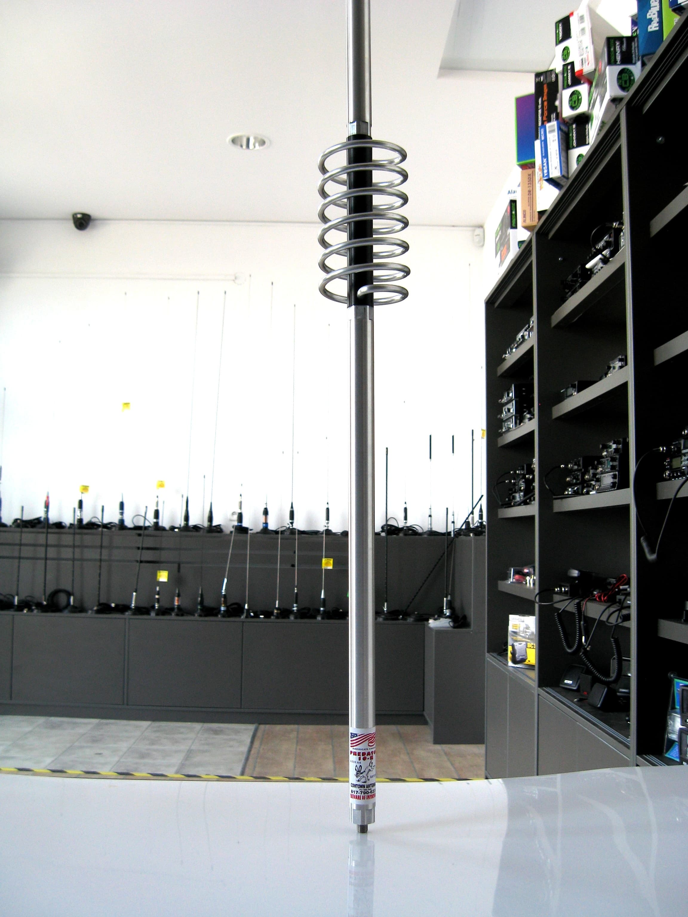 Predator 10K 205cm + podstawa MFJ GOLIATH / CLC montaż 3/8 wyczynowa antena CB/10m śródcewkowa