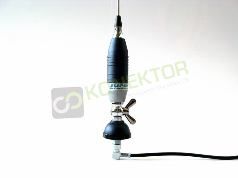SIRIO SUPER 70 Antena CB 70cm kabel 4m + UCHWYT KLAPOWY SF-40