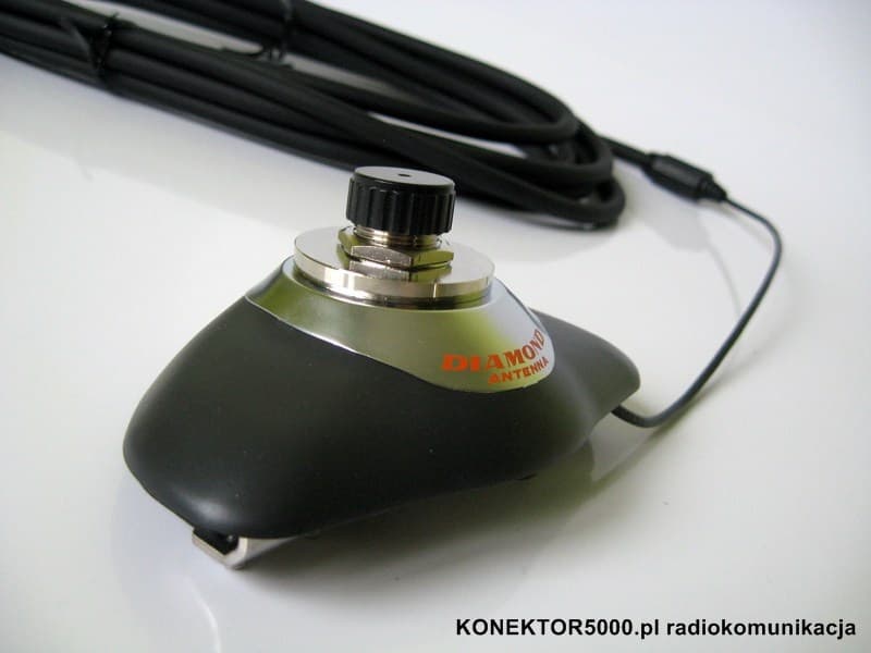 Diamond K600M EU/CB uchwyt bagażnikowy HIGH END do anten CB Sirio, President (głowica PL + 5m kabla, wtyk do radia)