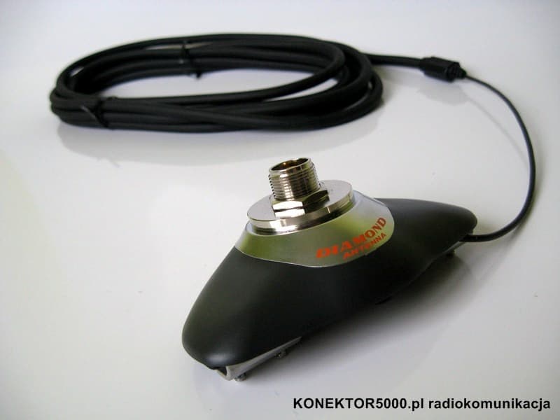 Diamond K600M EU/CB uchwyt bagażnikowy HIGH END do anten CB Sirio, President (głowica PL + 5m kabla, wtyk do radia)