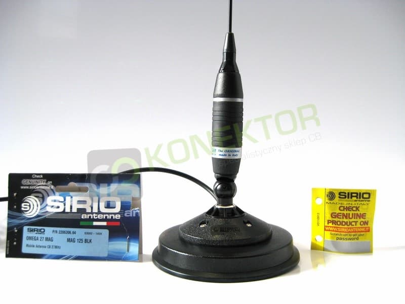 Yosan MICRO V2 + Sirio Omega 27 MAG 125 antena CB 95cm dobry zestaw CB radio