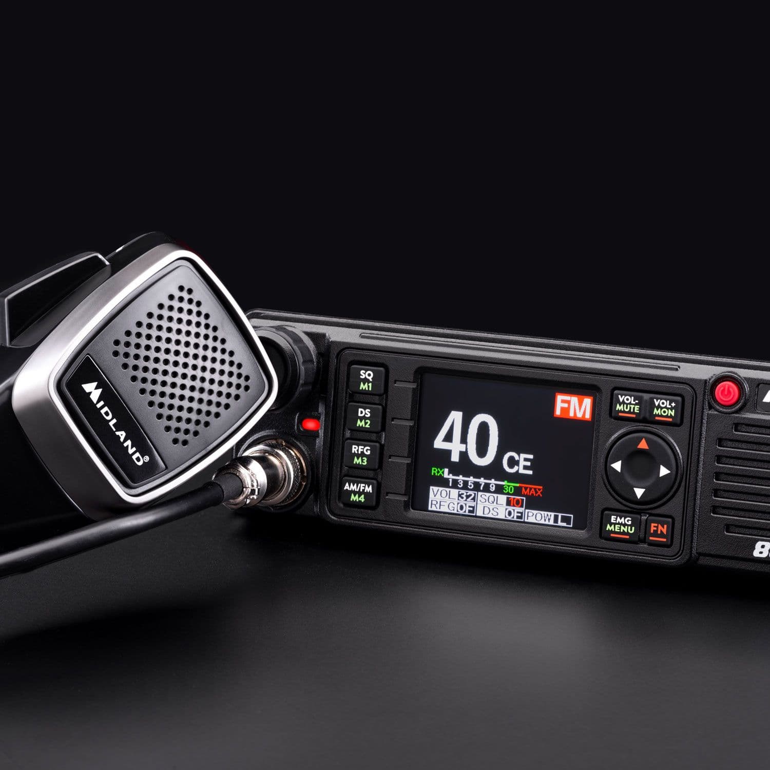 MIDLAND 88 + SIRIO ML-145 MAG 142cm kabel 3,60m zestaw CB radio