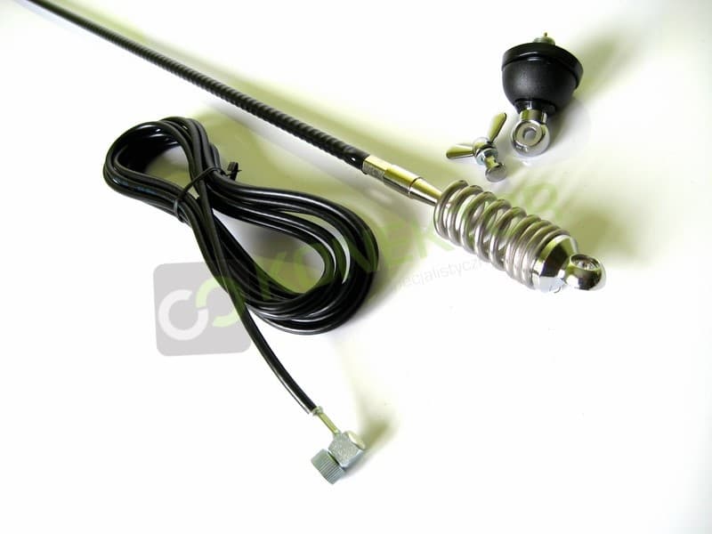 MIDLAND 88 + SIRIO DELTA 27 Antena CB helikalna montażowa 95cm kabel 4m zestaw CB radio