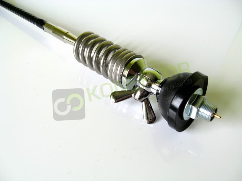 MIDLAND 88 + SIRIO DELTA 27 Antena CB helikalna montażowa 95cm kabel 4m zestaw CB radio