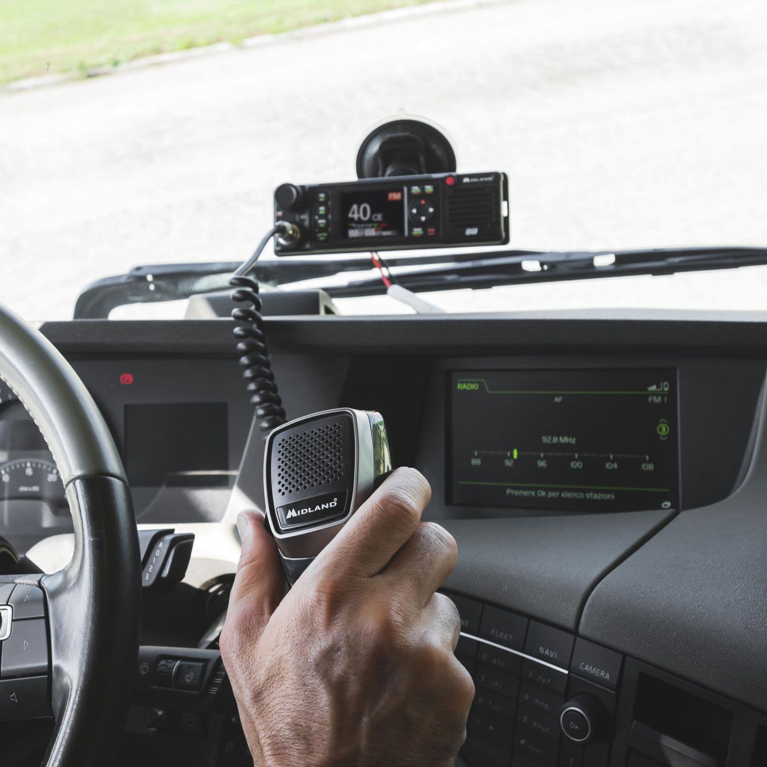 MIDLAND 88 + LEMM AT-71 MAGNUM antena CB montażowa 165cm kabel 4m zestaw CB radio