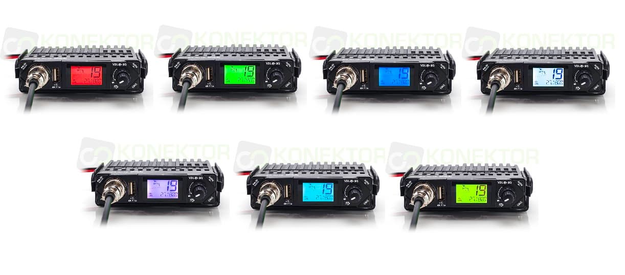 PRESIDENT BILL ASC + SIRIO TURBO 2000 MAG 145 PL kabel 3,60m ZESTAW - Cb radio do dyskretnego montażu