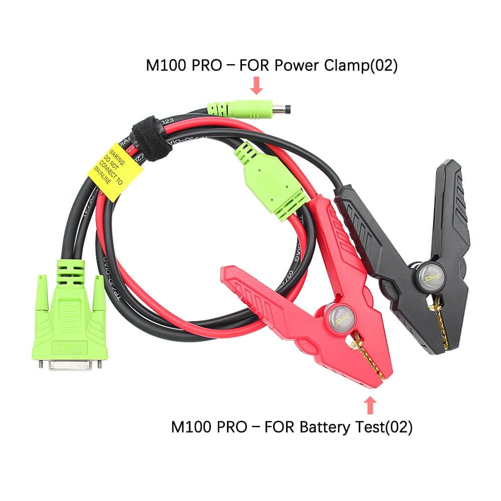 JDiag M100 Pro uniwersalny skaner diagnostyczny OBD-2 do motocykli (funkcja testera baterii, adaptery w zestawie)