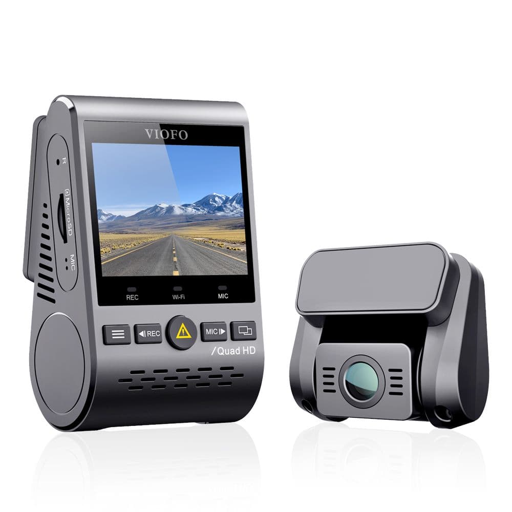 Viofo A129 Plus Duo-G dyskretna kamera samochodowa przód 2K Quad HD + tył Full HD GPS, Sony Starvis, G-sensor, mikrofon, Wi-Fi, BT - Łódź, Zbąszyńska 2