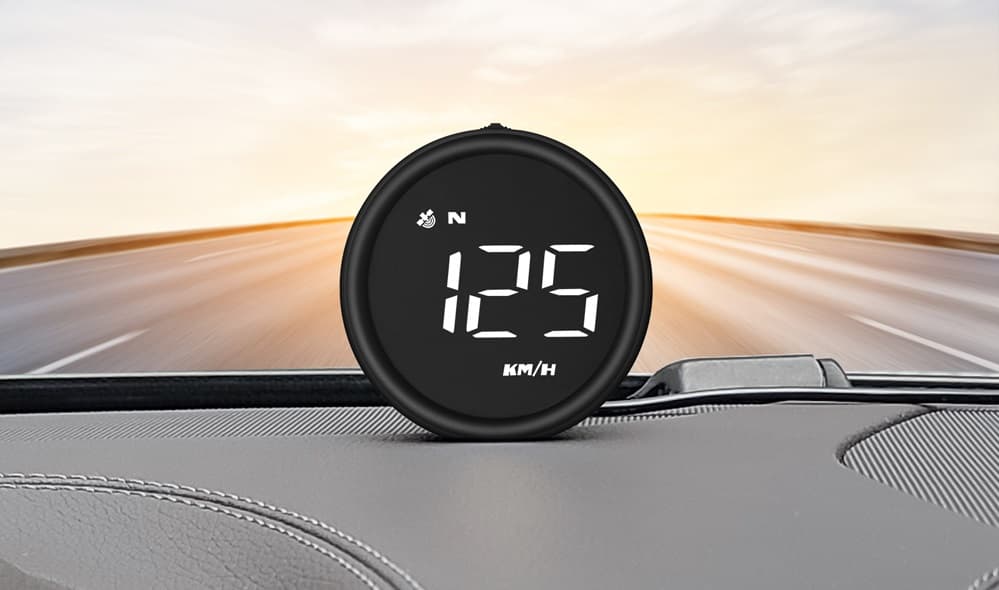 Wyświetlacz samochodowy G1 wskaźnik prędkości do Twojego auta - prędkościomierz GPS / HUD