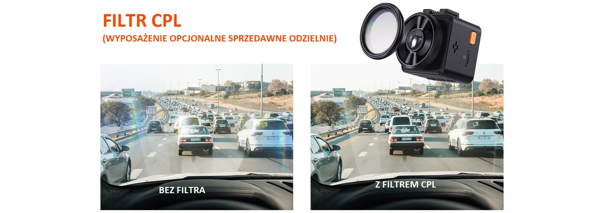 VANTRUE E1 Lite Full HD + HDR miniaturowy wideorejestrator samochodowy - kamera samochodowa Vantrue Element 1