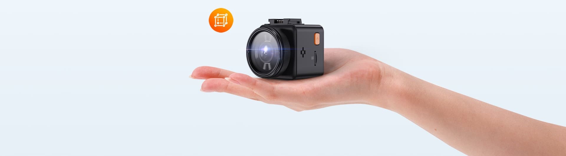 VANTRUE E1 Lite Full HD + HDR miniaturowy wideorejestrator samochodowy - kamera samochodowa Vantrue Element 1