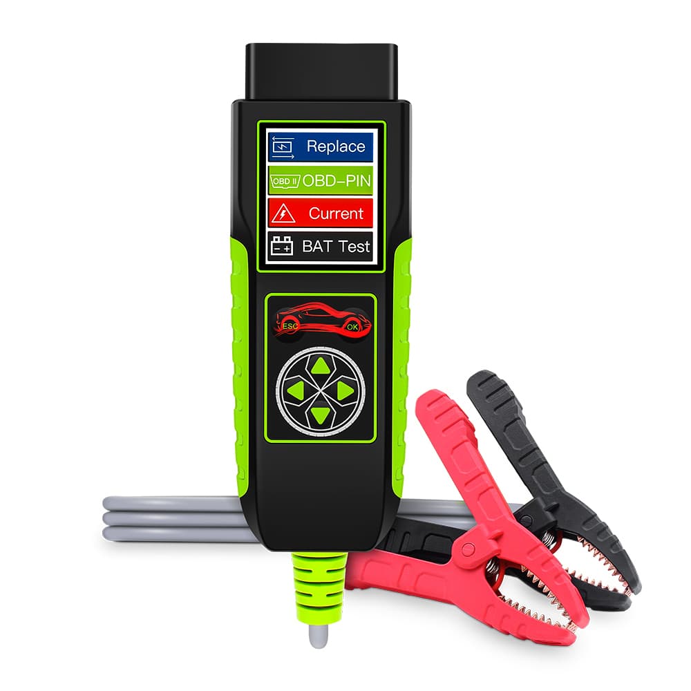 TOPDIAG BT400 PowerTool 4 in1 samochodowy tester zasilania (test baterii, podtrzymanie napięcia, piny OBD2, pobór prądu), POLSKIE MENU
