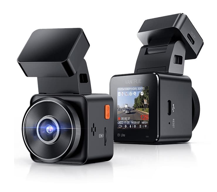 VANTRUE E1 Lite Full HD + HDR miniaturowy wideorejestrator samochodowy - kamera samochodowa Vantrue Element 1