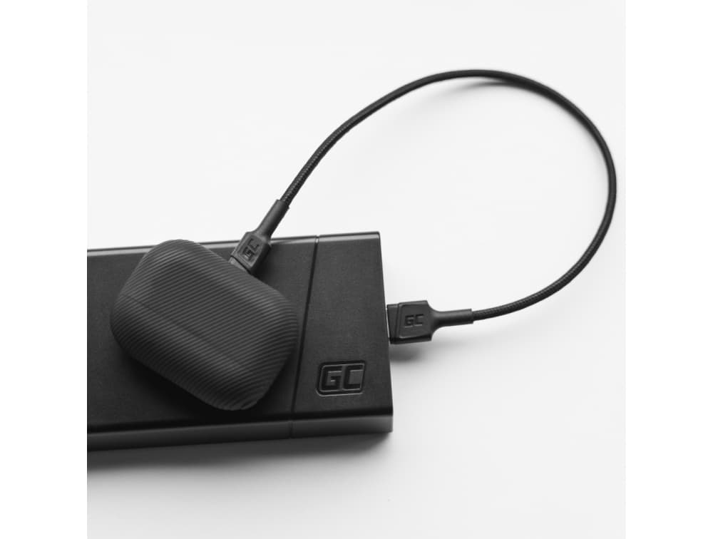 Zestaw trzech kabli GC RAY 30,120, 200cm przewody zasilające USB-A / Lightning - LED nylonowe wytrzymałe SUPERJAKOŚĆ Apple Iphone, Ipad, Airpods