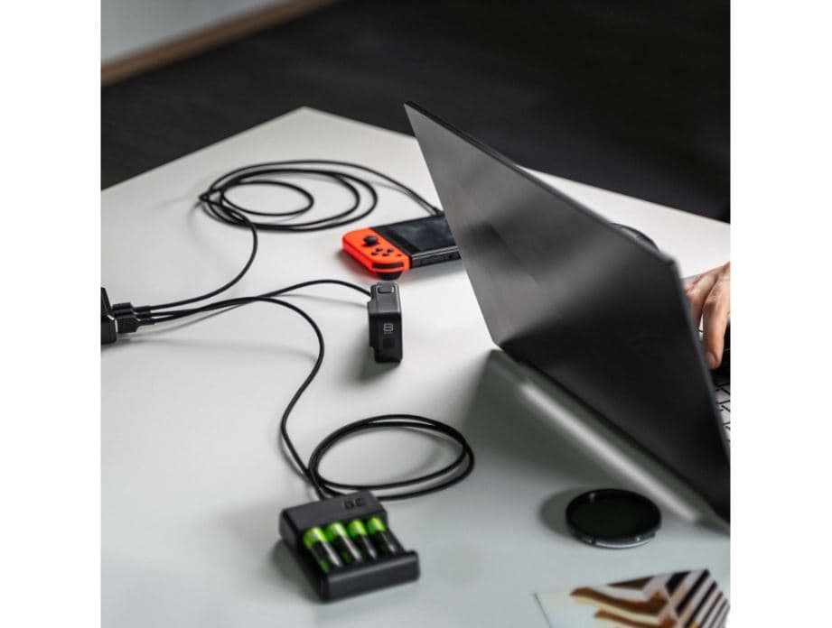 Zestaw trzech kabli GC RAY 30,120, 200cm przewody zasilające USB-A / Lightning - LED nylonowe wytrzymałe SUPERJAKOŚĆ Apple Iphone, Ipad, Airpods