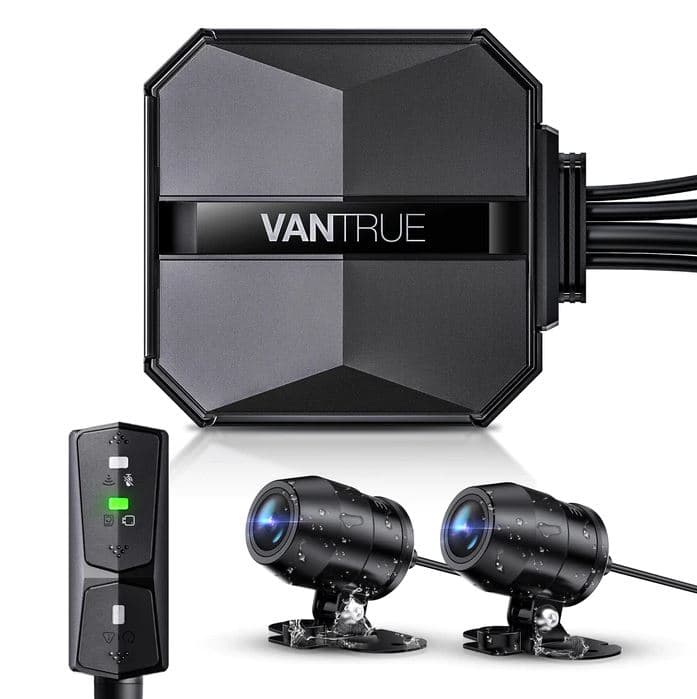 Vantrue Falcon 1 F1 kamera motocyklowa - rejestrator jazdy 2CH 4K + Full HD 1080p / WiFi / GPS