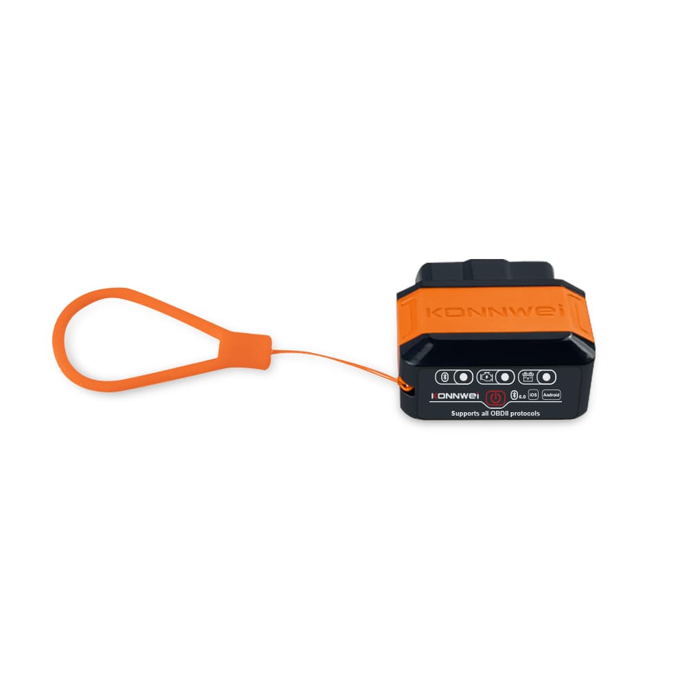 KONNWEI KW906 markowy interfejs diagnostyczny OBD-2 adapter bluetooth 5.0 - odczyt i kasowanie błędów komputera iOS / Android / Windows