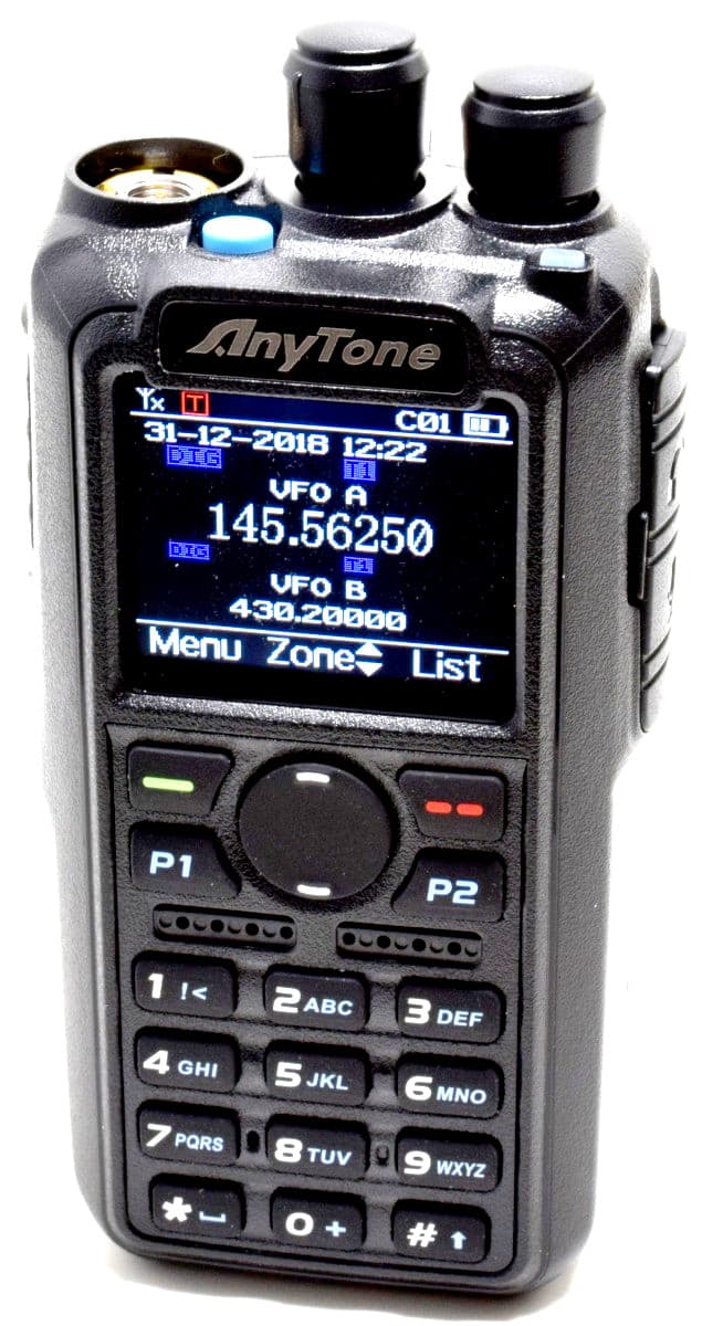 AnyTone AT-D878 UVII PLUS APRS przycisk BT + GPS ręczny radiotelefon cyfrowy/analogowy DMR wersja EXPORT VHF/UHF (136-174MHz, 400-480MHz) POLSKA INSTRUKCJA