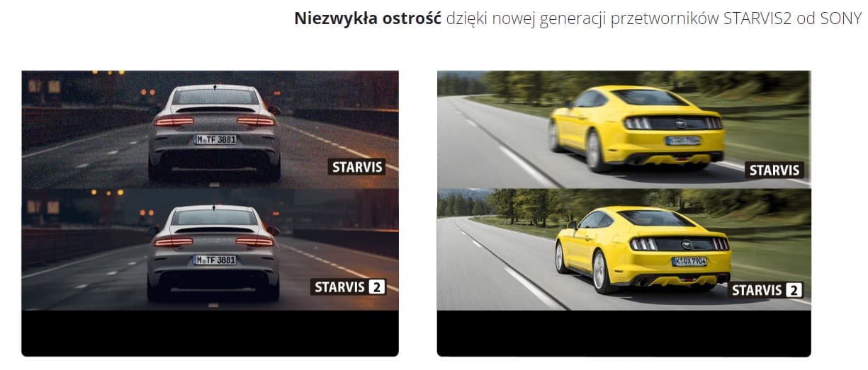Viofo A229 Plus dyskretna kamera samochodowa przód 2K GPS, Sony Starvis 2, G-sensor, mikrofon, Wi-Fi, BT