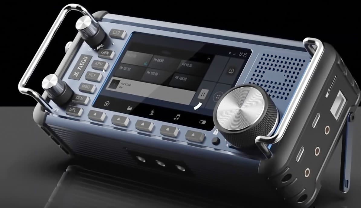 XIEGU X6200 przenośny radiotelefon amatorski SDR HF/50 MHz, ATU, odłączany akumulator, duży 4" wyświetlacz NOWOŚĆ!, PEŁNA POLSKA INSTRUKCJA