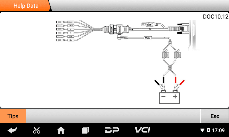 OBDSTAR iSCAN KAWASAKI interfejs diagnostyczny, programowanie kluczy, TPMS - diagnostyka i kodowanie motocykli Kawasaki