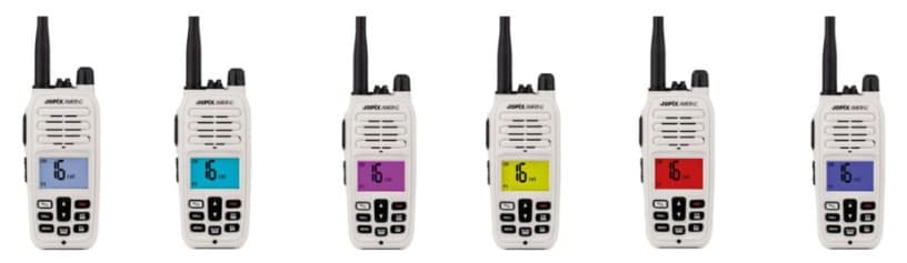 Jopix Marine 616P WHITE ręczny radiotelefon morski VHF IP67, pływający, moc 5W, NRC, WX, czujnik wody - możliwość rejestracji w UKE