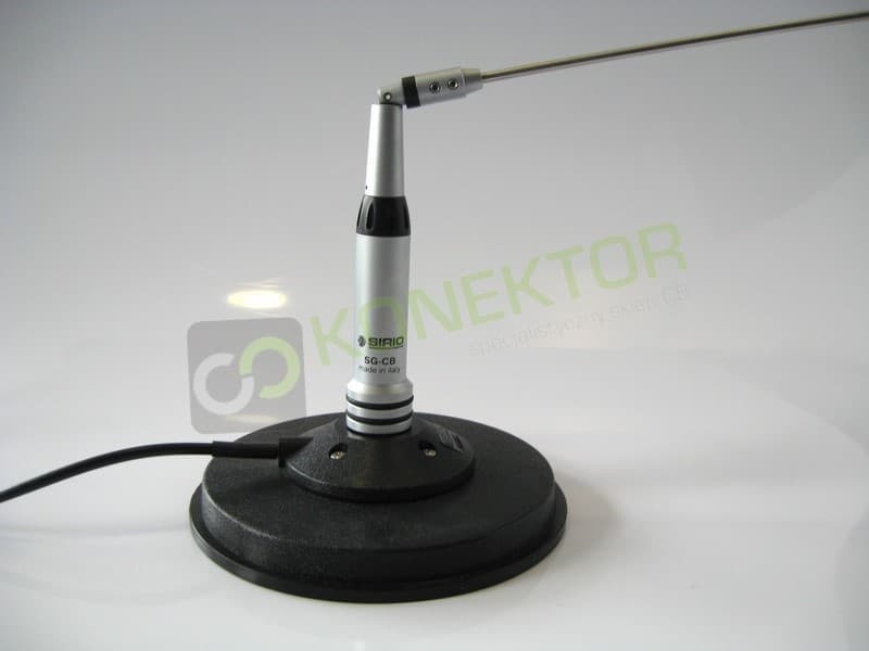 SIRIO SG-CB 1400 (SGCB1400) + SIRIO MAG 145 PL Antena CB magnesowa 140cm dłuższy kabel 5 metrów