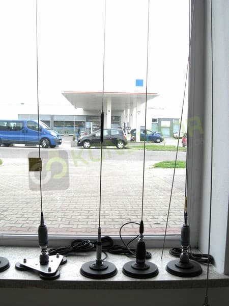 SIRIO SG-CB 1400 (SGCB1400) + SIRIO MAG 145 PL Antena CB magnesowa 140cm dłuższy kabel 6 metrów