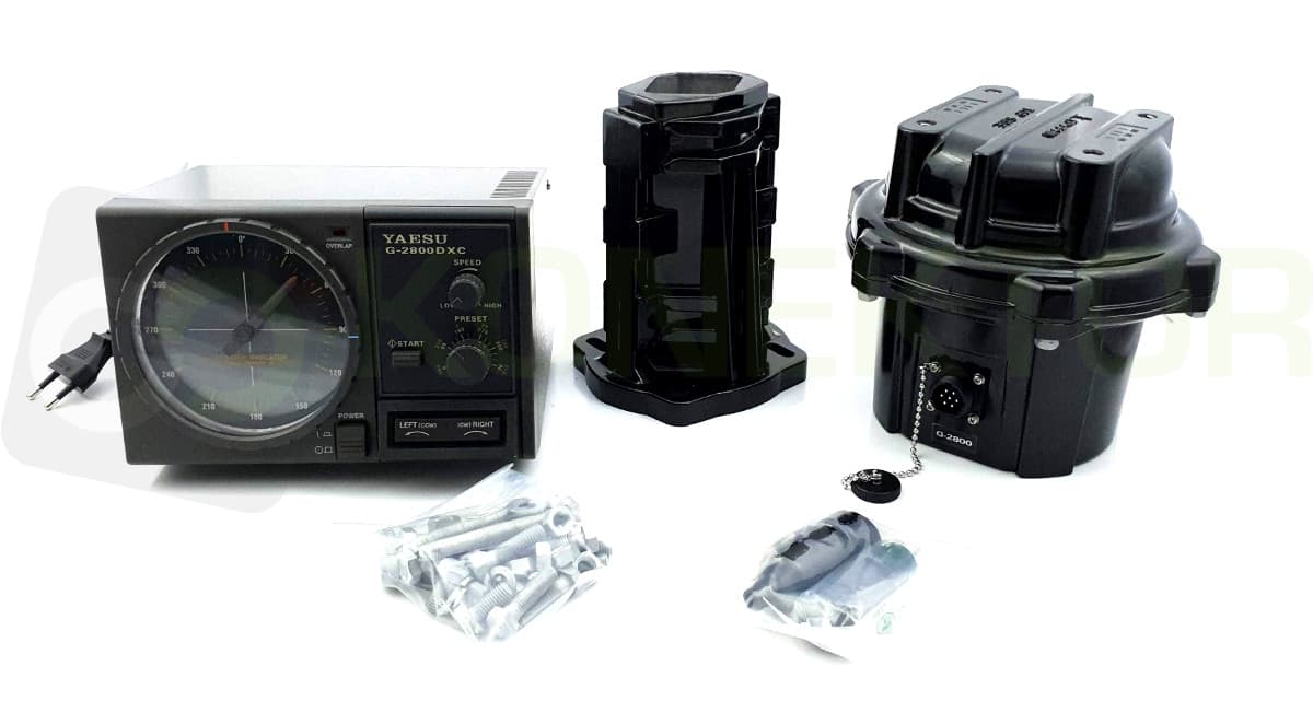 Zestaw YAESU G-2800DXC rotor antenowy + zmontowane okablowanie GlobalFlex długość 25m