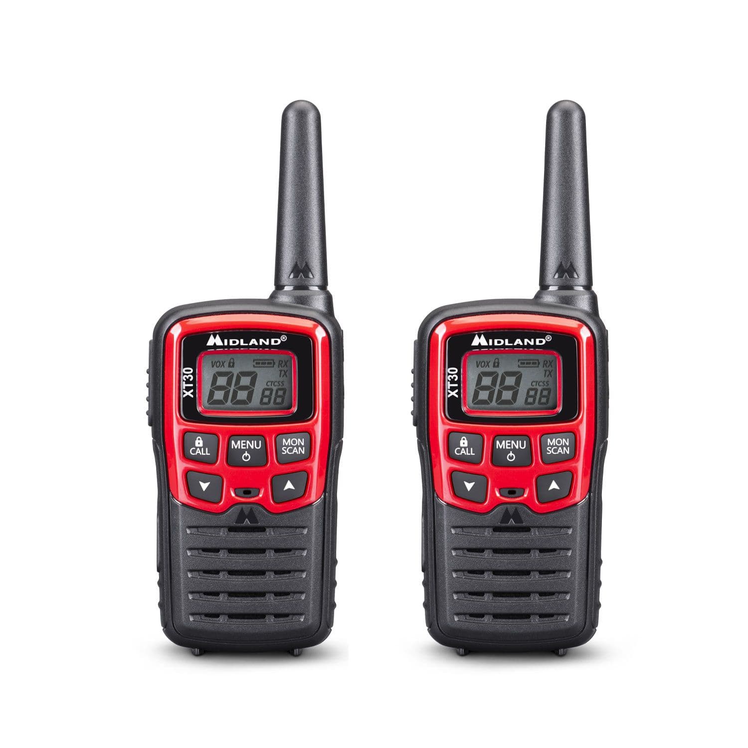 Midland EK35 zestaw awaryjny / ratunkowy: 2x krótkofalówka PMR XT30 + radio ER300 + koce ratunkowe 4 szt. (outdoor emergency kit)