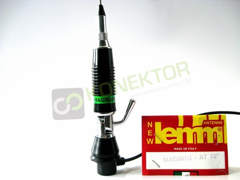 LEMM AT-72 MAGNUM (AT72) z klamką Antena CB 165cm kabel 4m + UCHWYT KLAPOWY SF-40