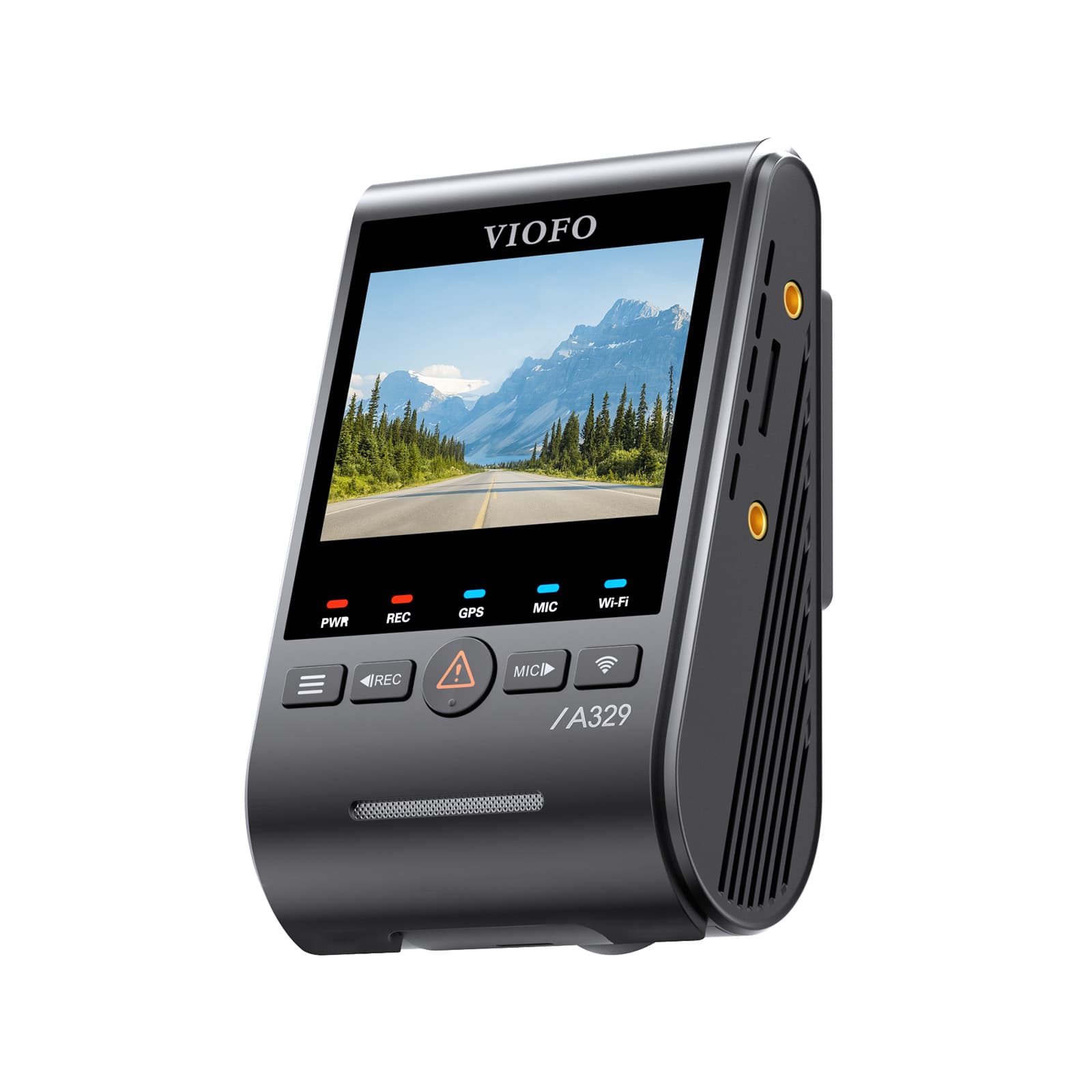 VIOFO A329S 2CH dual kamera samochodowa przód 4K 60FPS + tył 2K 30FPS, obsługa dysków SSD, HDR, GPS, Sony Starvis 2, G-sensor, mikrofon, Wi-Fi 6, BT