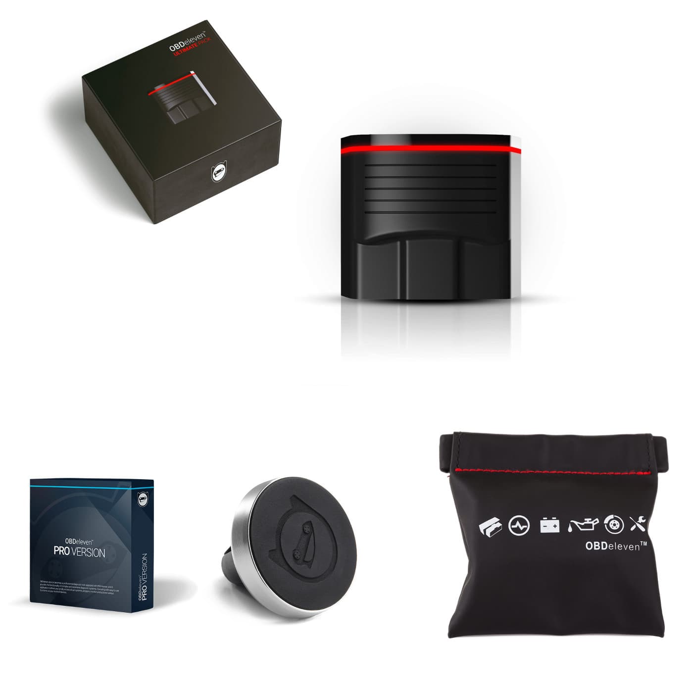 OBD Eleven ULTIMATE PACK iOS / Android / Huawei interfejs diagnostyczny OBD-2 do VAG, BMW oraz Toyota: VOLKSWAGEN, AUDI, SKODA, SEAT, CUPRA, BMW, MINI, ROLLS-ROYCE, TOYOTA, LEXUS