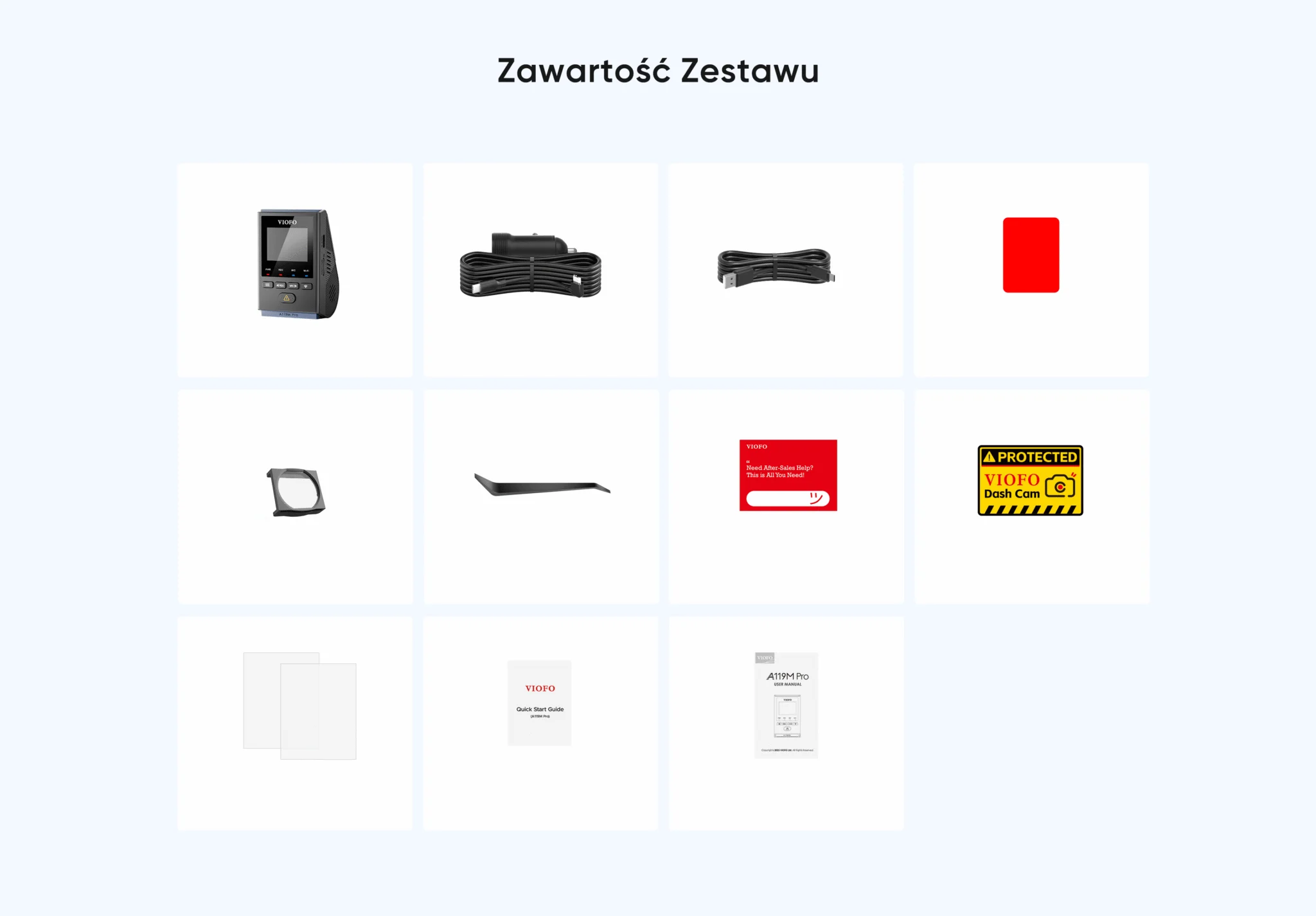 VIOFO A119M PRO najmniejsza kamera samochodowa 4K Ultra HD 30 FPS + HDR, Sony Starvis 2, GPS, G-sensor, mikrofon, Wi-Fi 6, BT