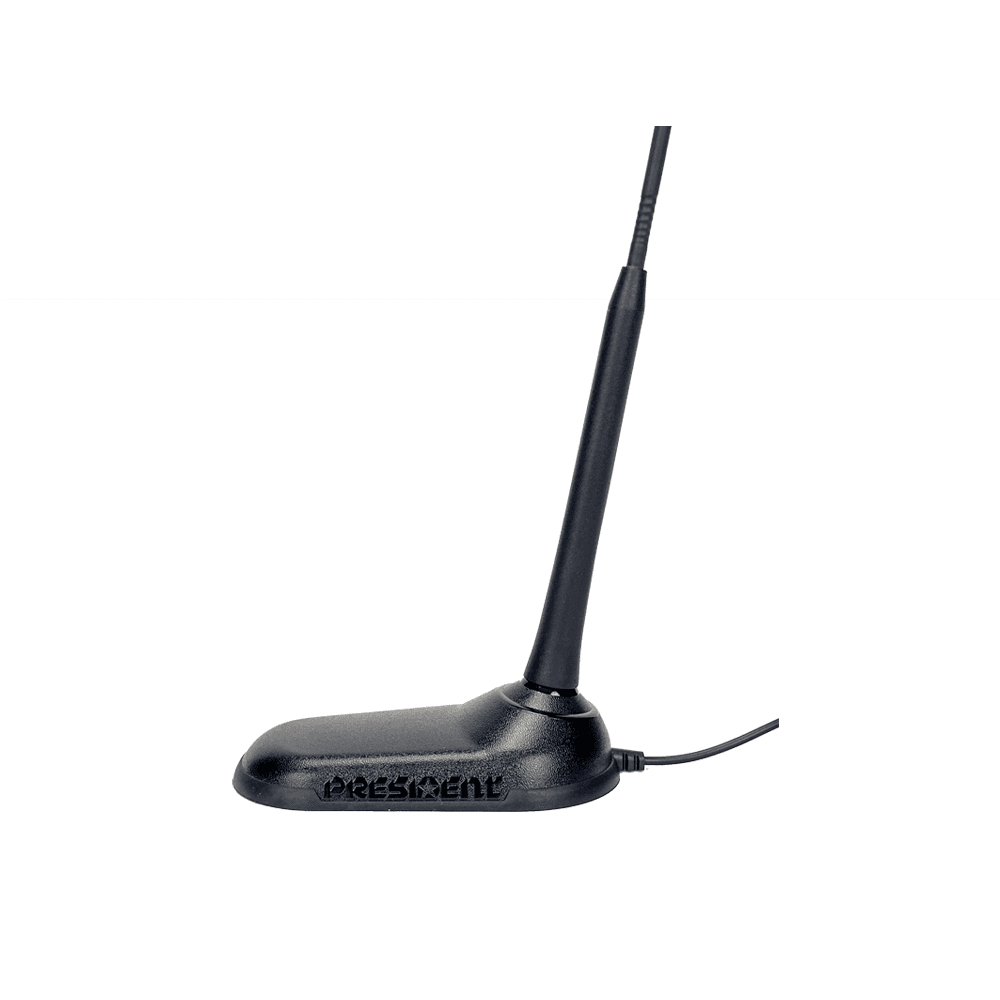 President Bill II Plus + antena CB Virginia F 50cm dyskretny zestaw CB radio