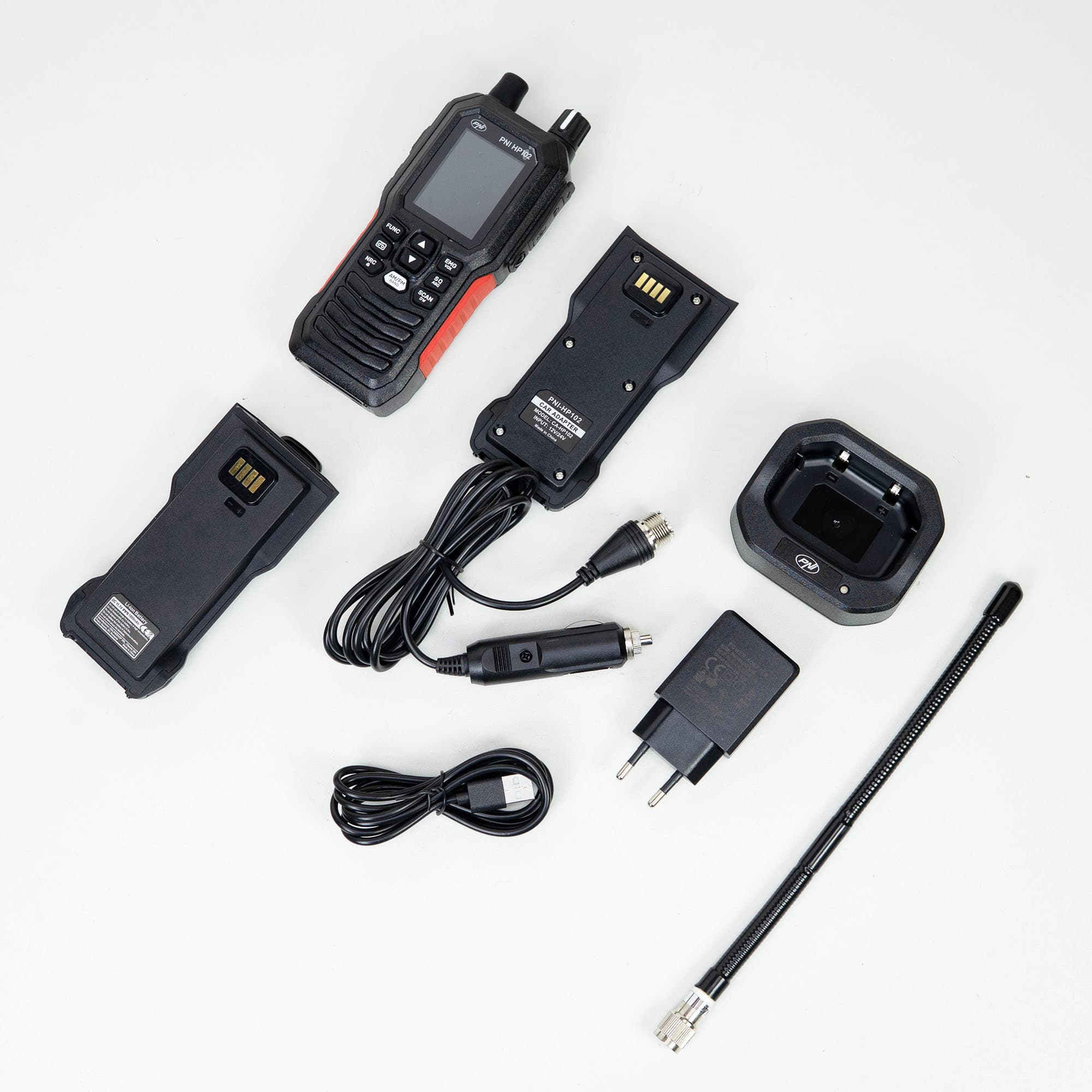 PNI Escort HP 102 NRC CB radio ręczne / przenośne (ręczniak CB) + adapter samochodowy 12/24V (PNI HP-102)