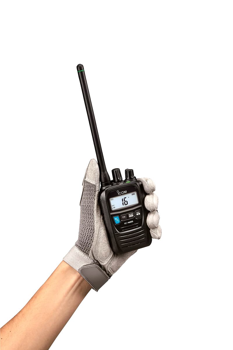 Icom IC-M85E ręczny radiotelefon morski, dodatkowe pasmo VHF, WODOODPORNY IP67, moc 5W Made in Japan