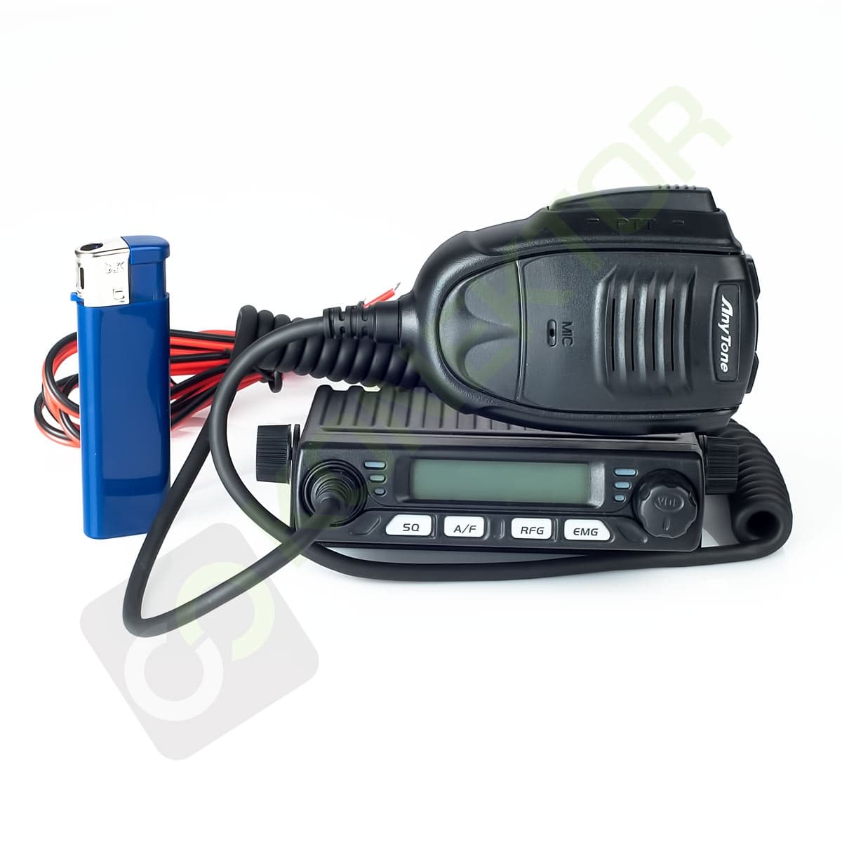 AnyTone SMART ultra kompaktowe CB radio z automatyczną blokadą szumów, RF Gain, S-METR