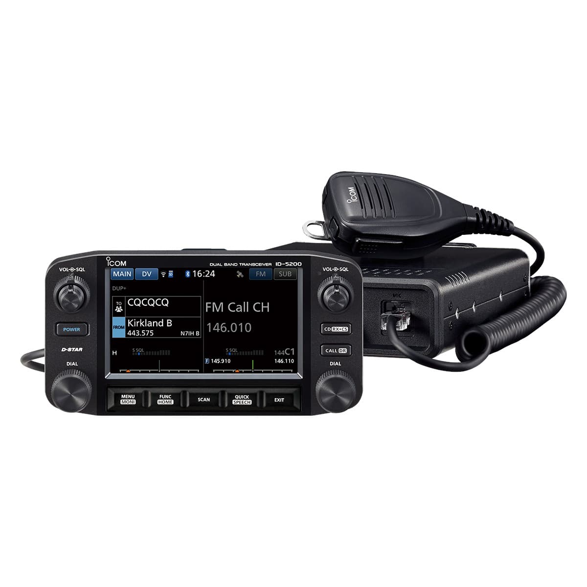 ICOM ID-5200E D-STAR radiotelefon VHF/UHF + AIRBAND moc 50W MADE IN JAPAN