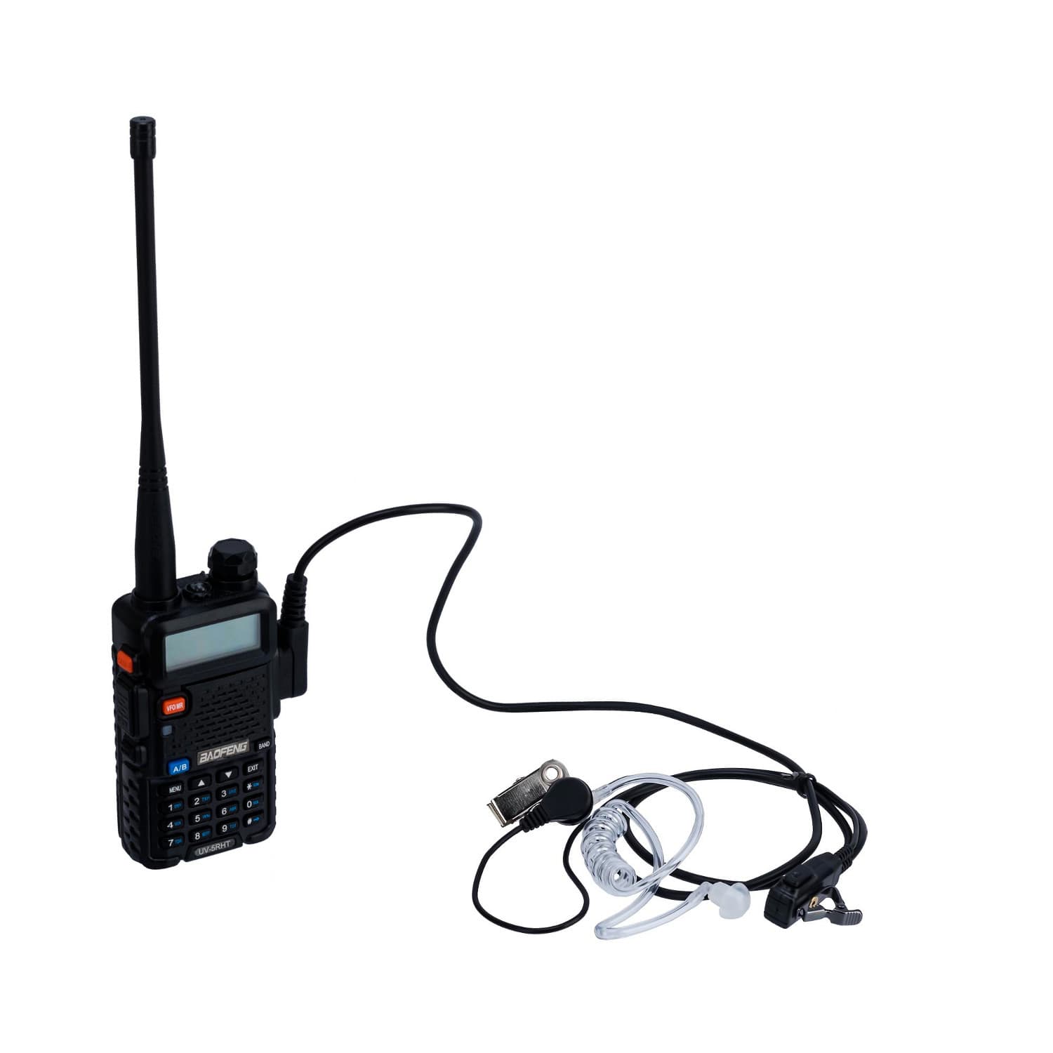 RADIORA MIC-KEN1 mikrofonosłuchawka z fonowodem 2-pin Kenwood np. Baofeng UV-5R, UV-82, BF-888-S, TYT TH-UV88, Wouxun itp.
