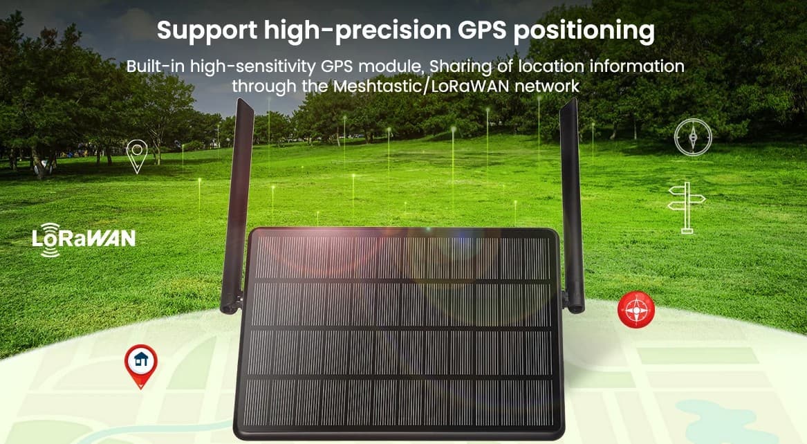 ThinkNode M6 przemiennik Meshcore / Meshtastic niezależny solarny węzeł sieci LoRa 868MHz GPS moduł XIAO nRF52840 + SX1262