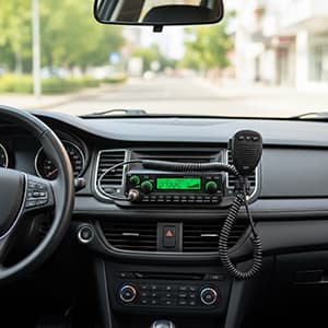 PNI Escort HP-60 CB radio AM/FM High Power 60, VFO, 1-DIN