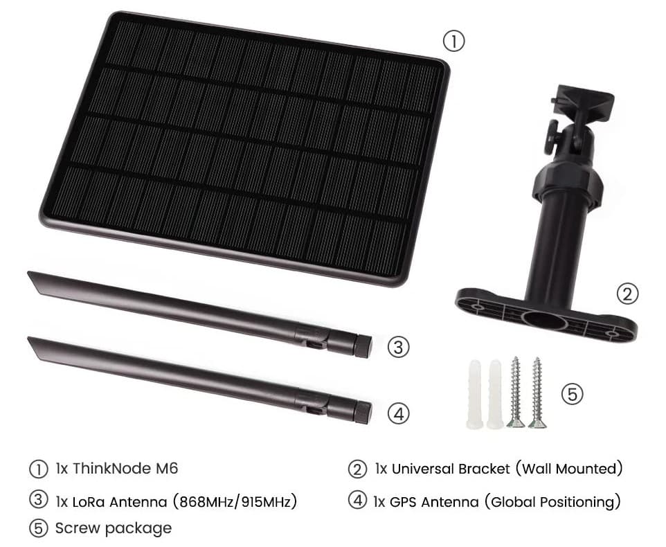 ThinkNode M6 przemiennik Meshcore / Meshtastic niezależny solarny węzeł sieci LoRa 868MHz GPS moduł XIAO nRF52840 + SX1262