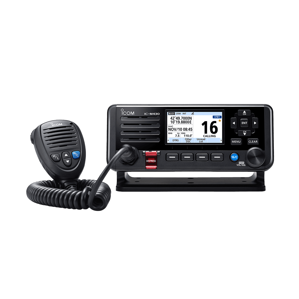 Icom IC-M430E radiotelefon morski VHF 25W , IPX7, DSC, GNSS i NMEA 2000 Made in Japan
