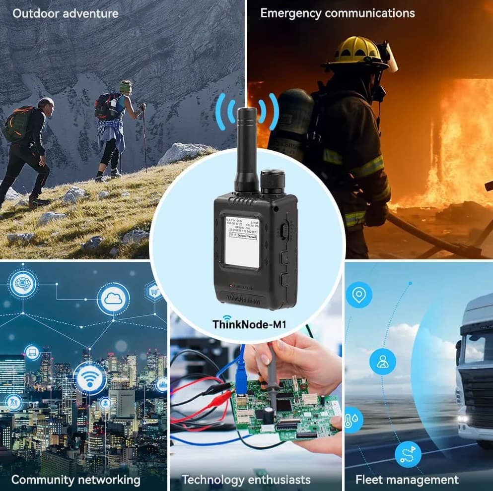 ThinkNode M1 GPS node Meshtastic Meshcore LoRa Mesh 868MHz nRF52840 SX1262