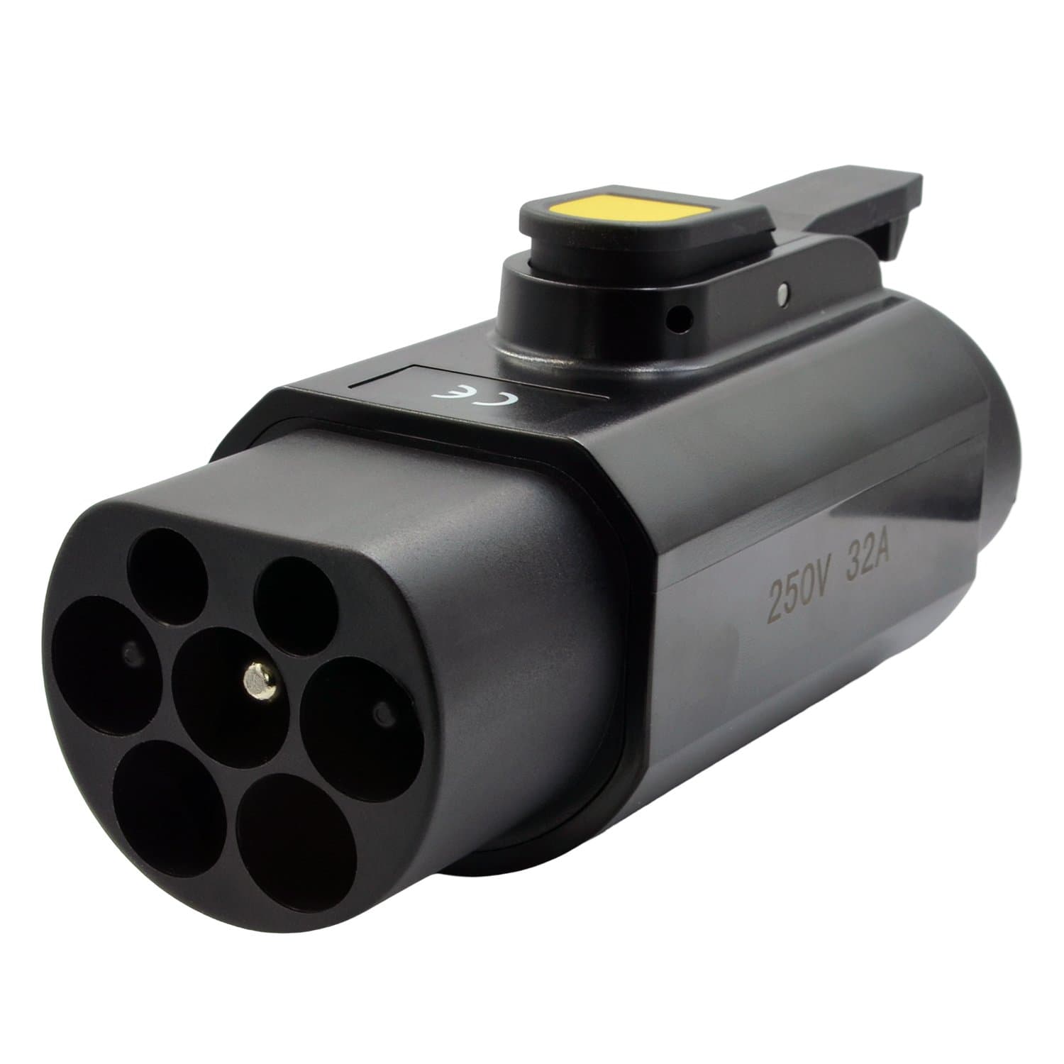 Adapter do ładowania pojazdów elektrycznych Type 2 na Type 1 - 32A 8kW (np. USA/EU)