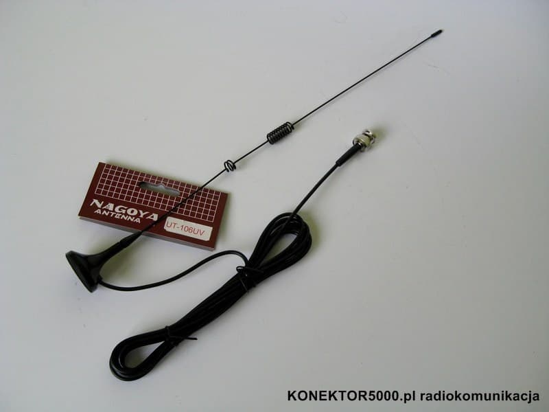 Nagoya UT-106 BNC 40cm Antena samochodowa do skanera szerokopasmowa (np. UNIDEN)